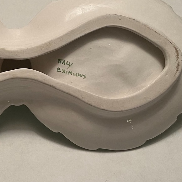 Ceramic Artichoke Serving Double Dish Eximious Italy - Picture 6 of 6